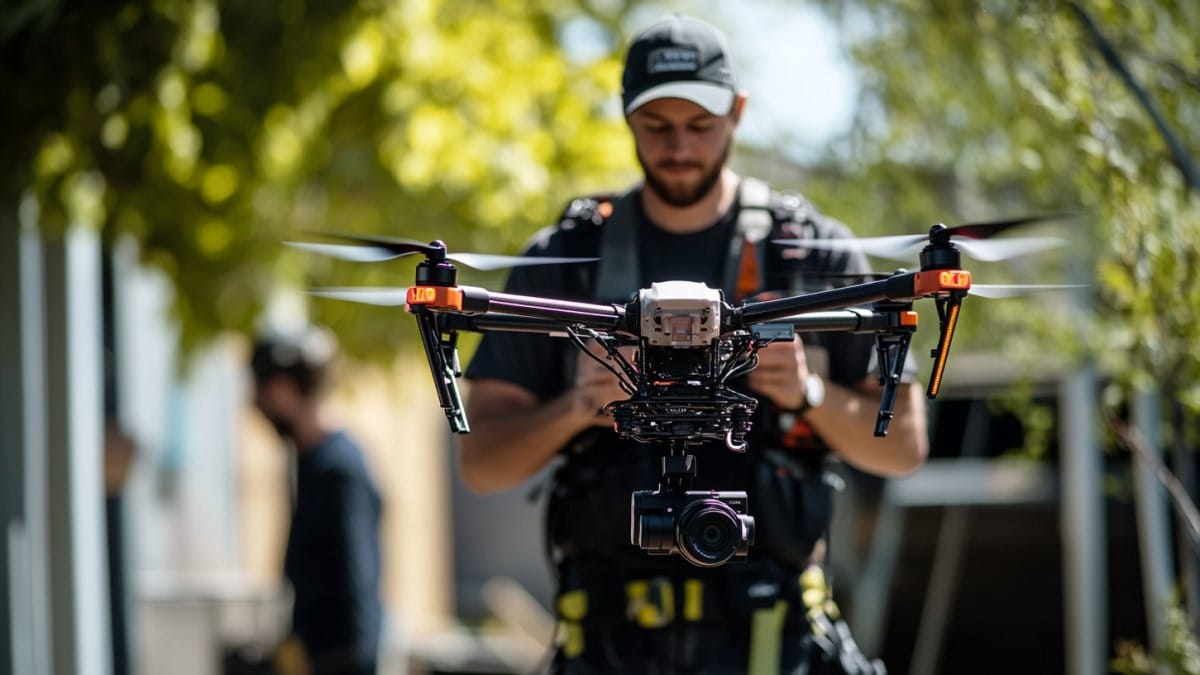 Préparation d'un drone