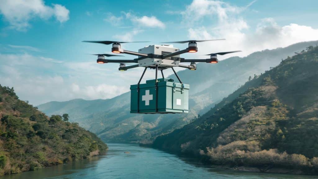 Drone de livraison médicale