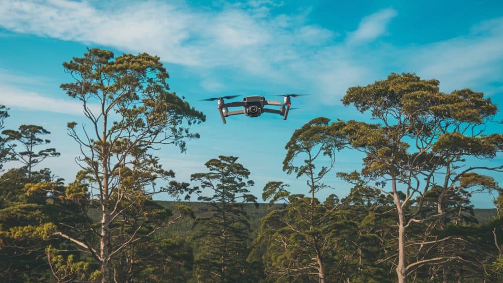 Drone en plein vol