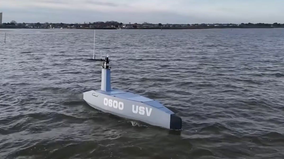 Drone autonome sur l'eau