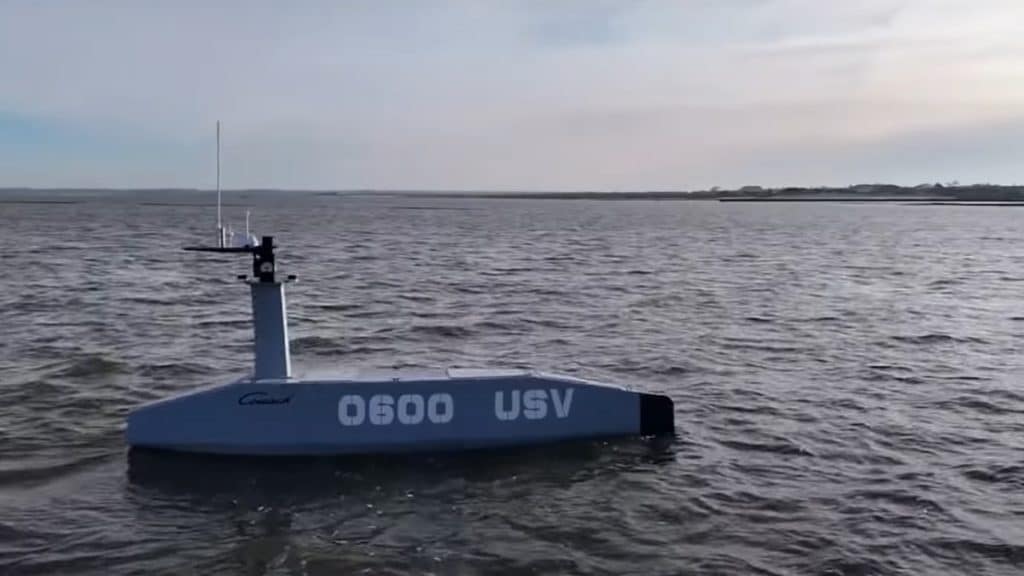 Drone autonome en mer