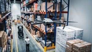 Drone en mission logistique