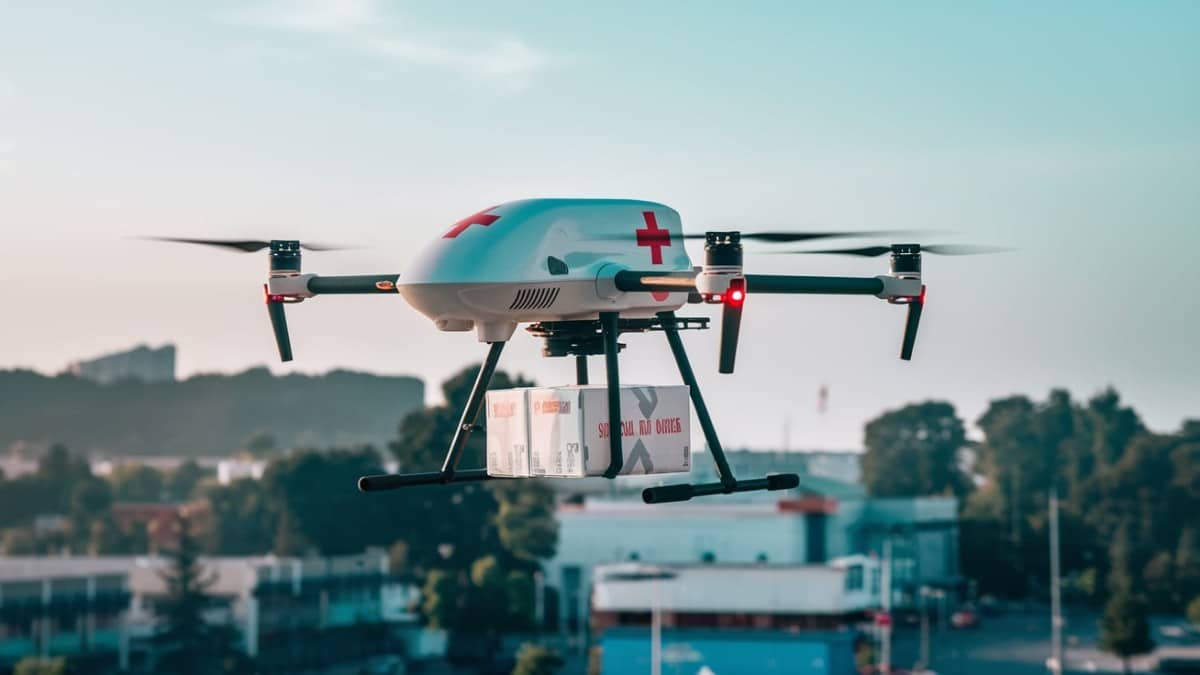 drone de livraison médicale