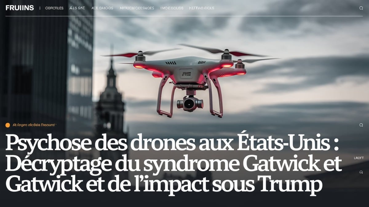 Drone survolant la ville