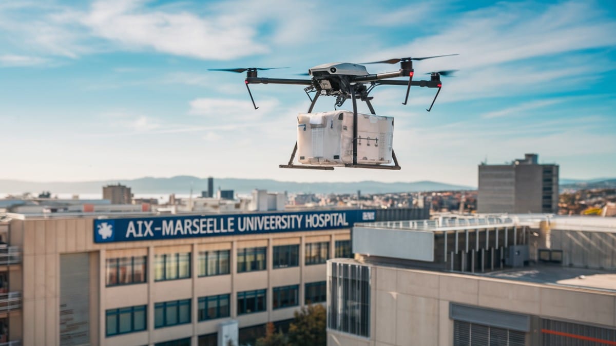 Livraison par drone médicalisé