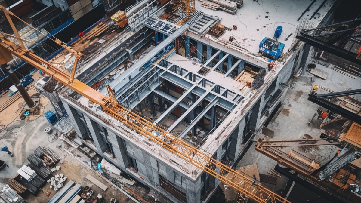 Chantier vu du ciel